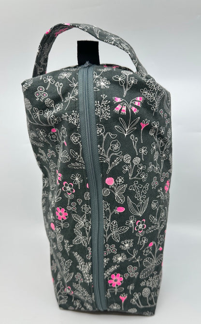 Large Box Bag | Florals | Japanese Flowers Assemble on These Hand-Selected Fabrics