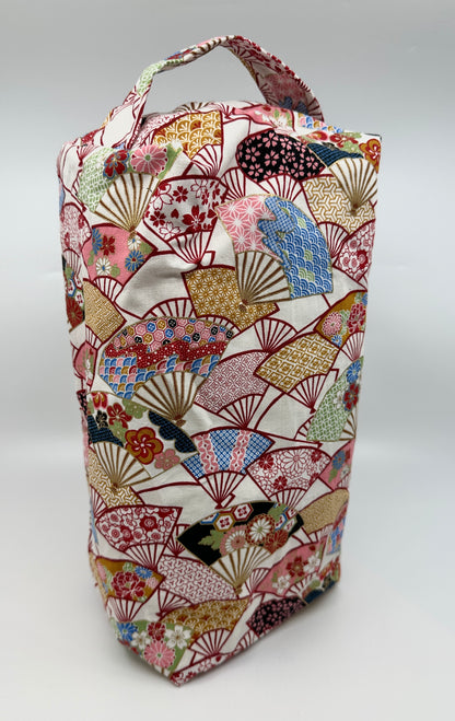 Large Box Bag | Japanese Motifs | Japanese Fabrics Hand-Selected and Purchased in Kyoto and Tokyo, Japan