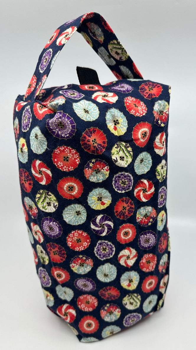 Large Box Bag | Japanese Motifs | Japanese Fabrics Hand-Selected and Purchased in Kyoto and Tokyo, Japan