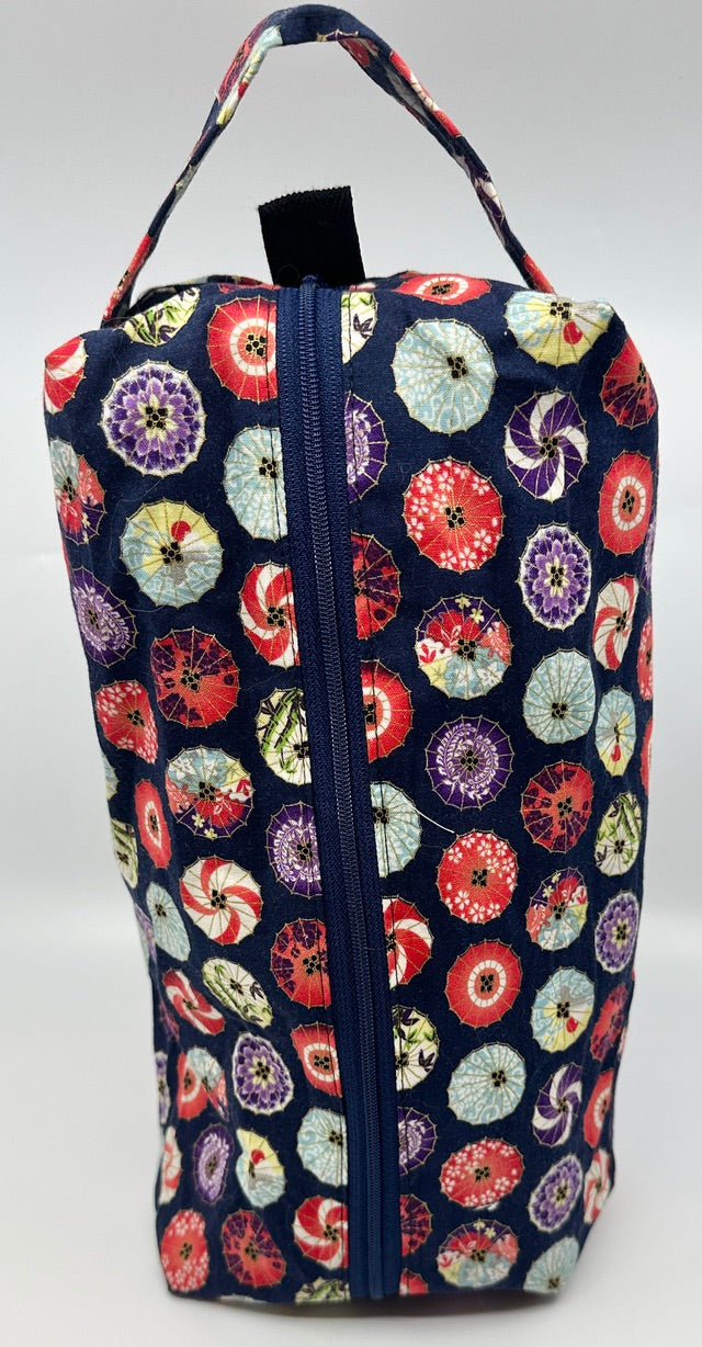 Large Box Bag | Japanese Motifs | Japanese Fabrics Hand-Selected and Purchased in Kyoto and Tokyo, Japan