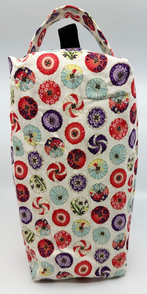 Large Box Bag | Japanese Motifs | Japanese Fabrics Hand-Selected and Purchased in Kyoto and Tokyo, Japan