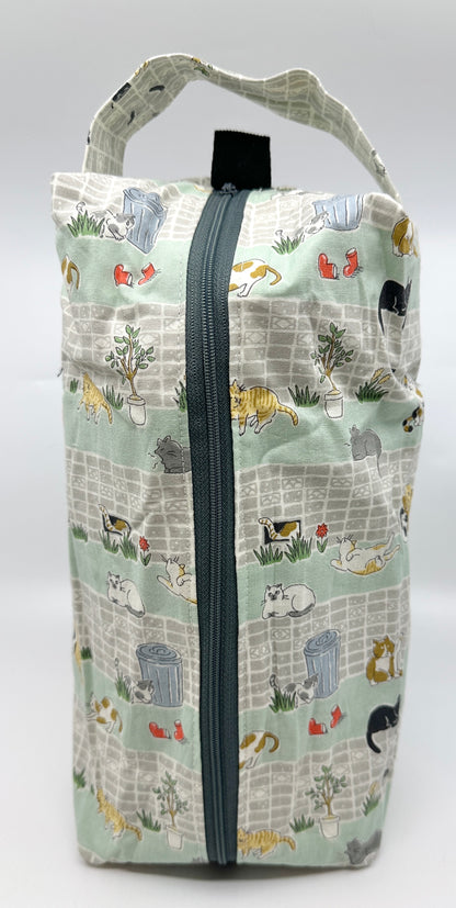 Large Box Bag | Cats | Japanese Prints Hand-Selected in Japan