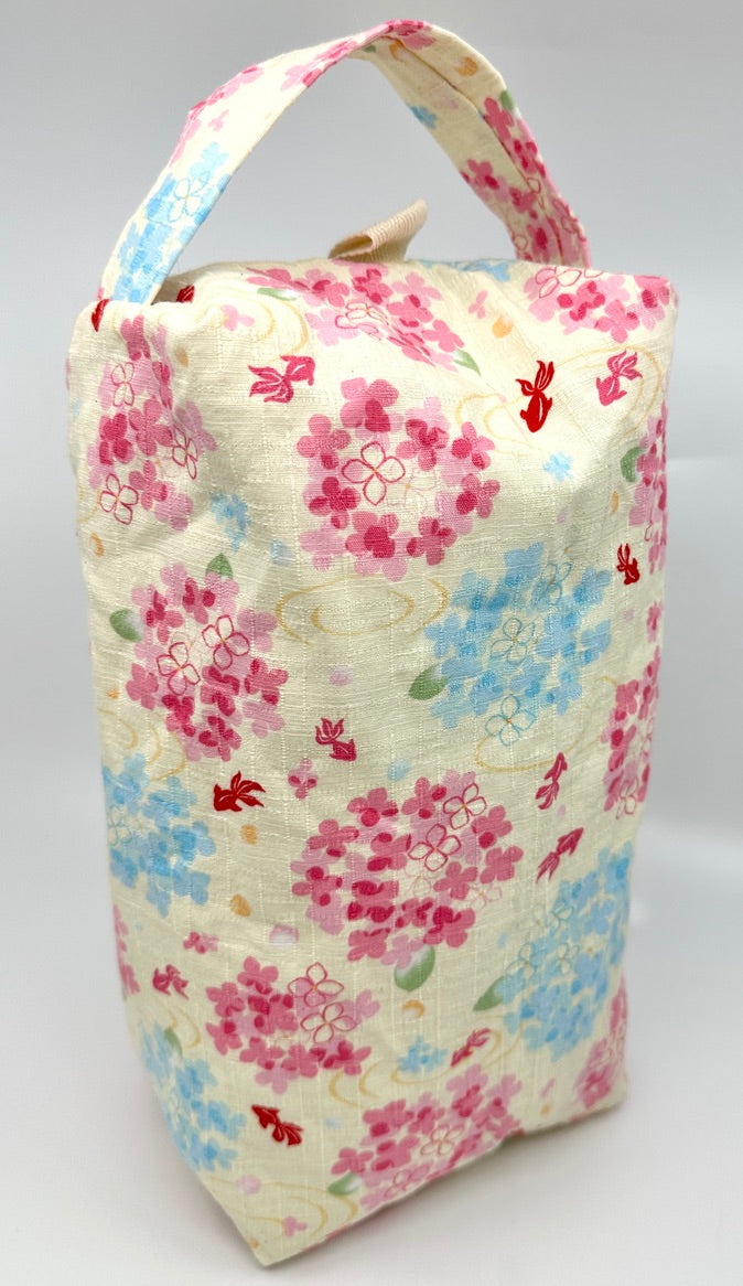 Large Box Bag | Japanese Motifs | Japanese Fabrics Hand-Selected and Purchased in Kyoto and Tokyo, Japan