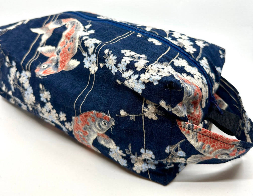 Large Box Bag | Japanese Motifs | Japanese Fabrics Hand-Selected and Purchased in Kyoto and Tokyo, Japan