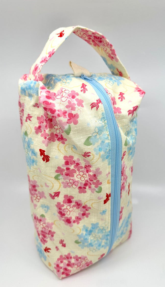 Large Box Bag | Japanese Motifs | Japanese Fabrics Hand-Selected and Purchased in Kyoto and Tokyo, Japan