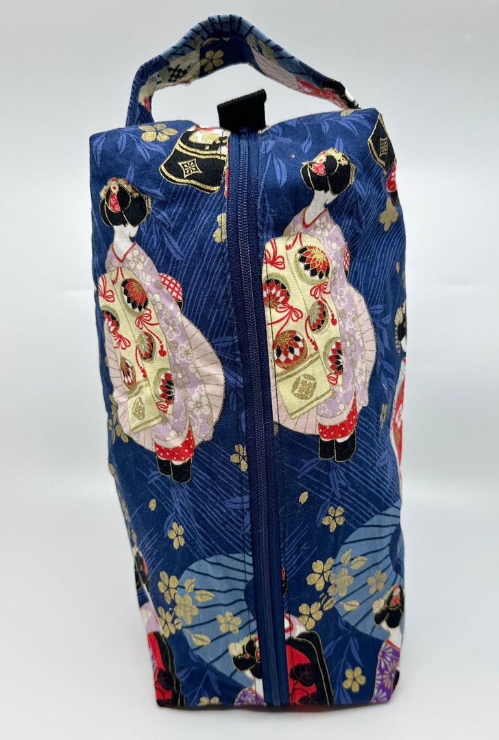 Large Box Bag | Japanese Motifs | Japanese Fabrics Hand-Selected and Purchased in Kyoto and Tokyo, Japan