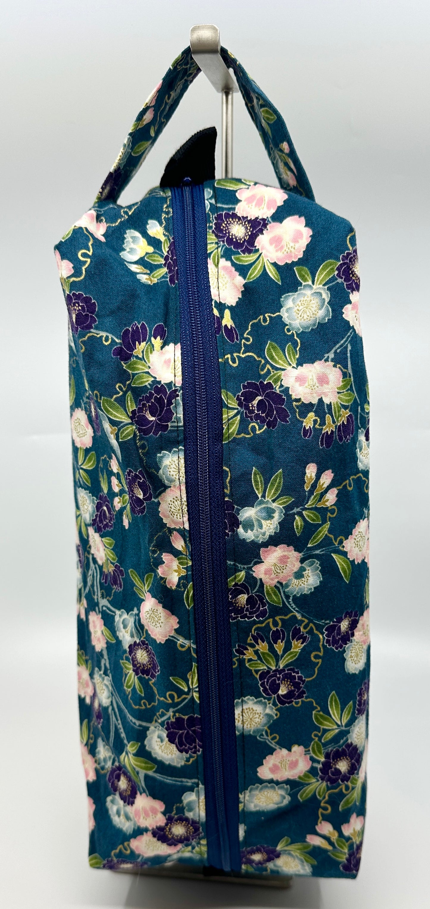 Large Box Bag | Florals | Japanese Flowers Assemble on These Hand-Selected Fabrics