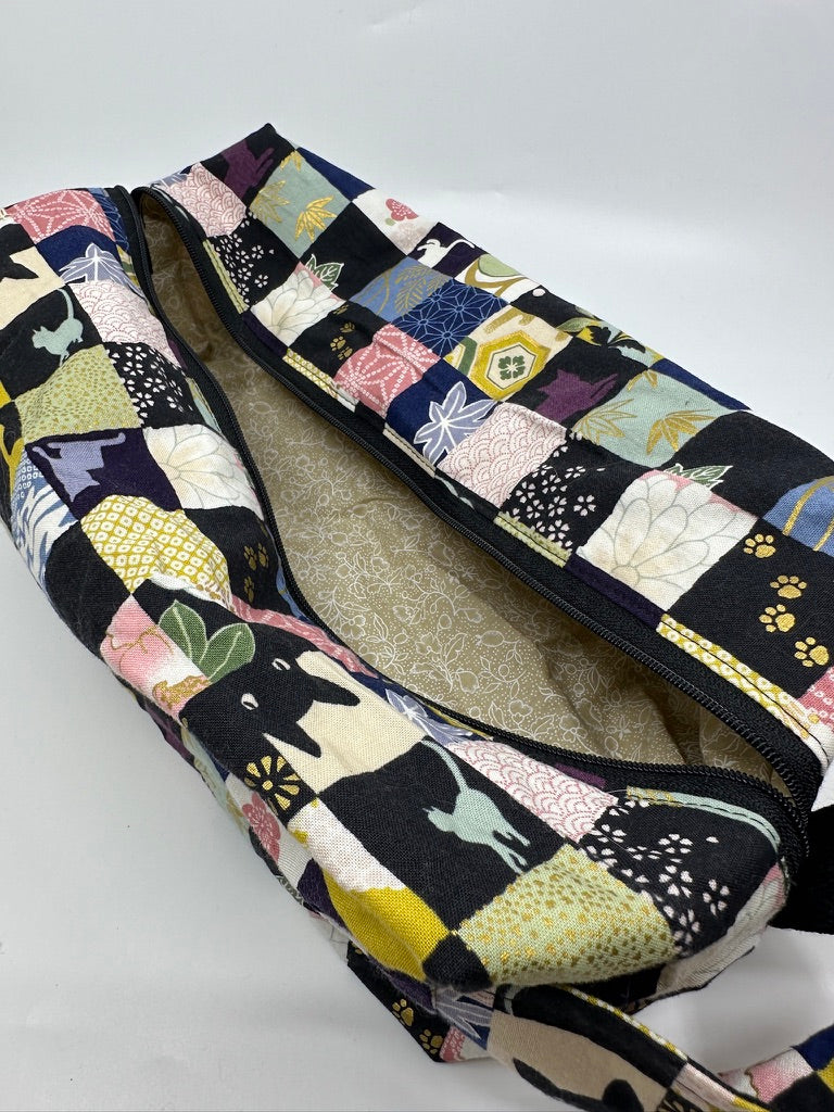 Large Box Bag | Cats | Japanese Prints Hand-Selected in Japan