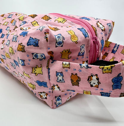 Large Box Bag | Cats | Japanese Prints Hand-Selected in Japan