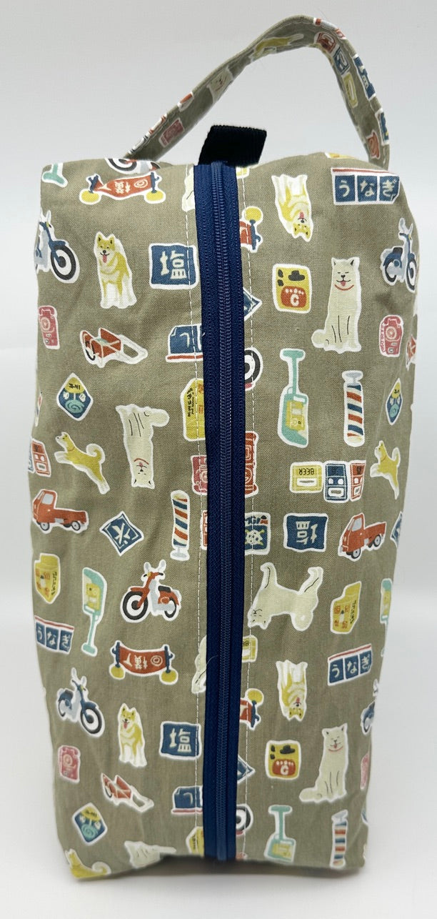 Large Box Bag | Dogs | Selected in Japan by Katie and Crafted in the Foothills of the Canadian Rockies