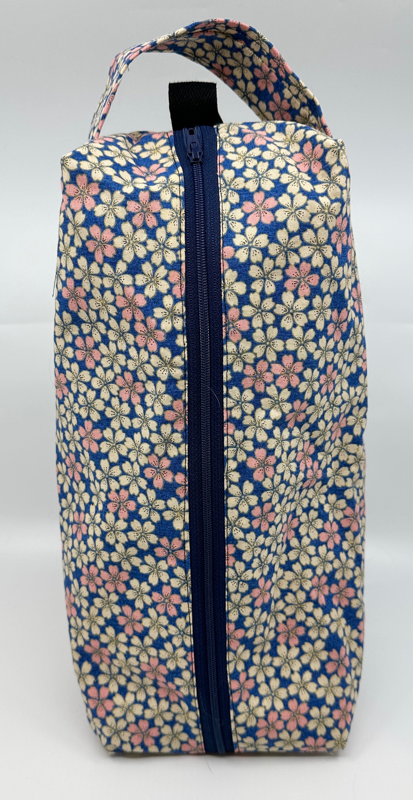 Large Box Bag | Florals | Japanese Flowers Assemble on These Hand-Selected Fabrics