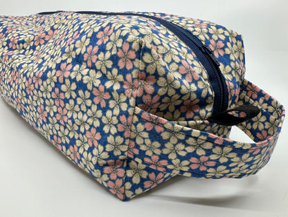 Large Box Bag | Florals | Japanese Flowers Assemble on These Hand-Selected Fabrics