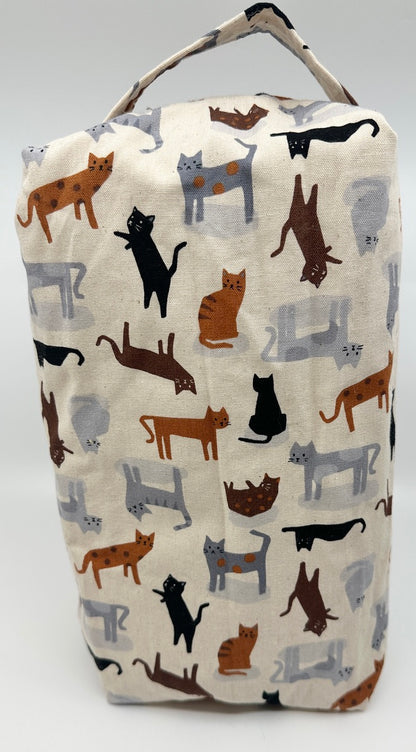 Large Box Bag | Cats | Japanese Prints Hand-Selected in Japan