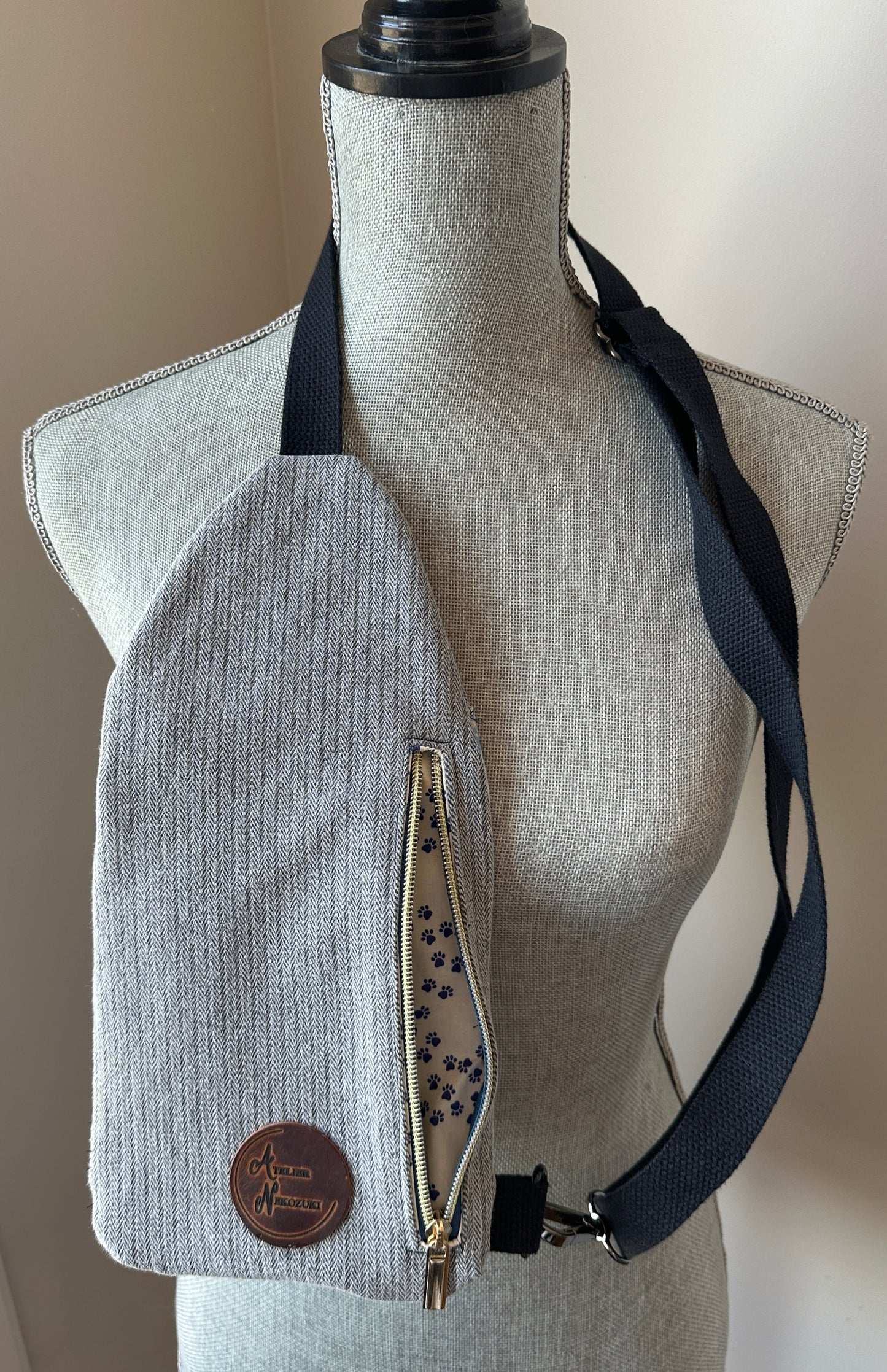 Mini Traveller Sling | Upcycled Denim and Hand-Selected Japanese Fabrics