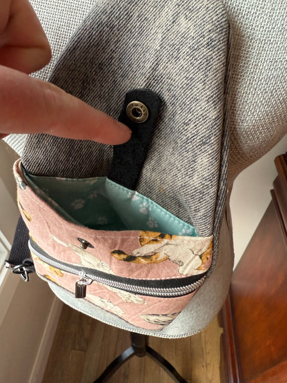 Mini Traveller Sling | Upcycled Denim and Hand-Selected Japanese Fabrics