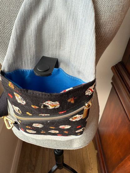 Mini Traveller Sling | Upcycled Denim and Hand-Selected Japanese Fabrics