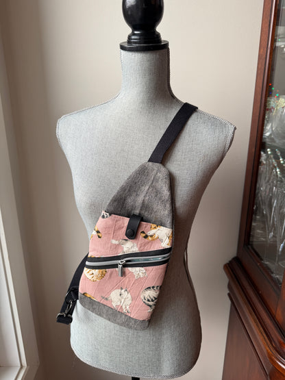 Mini Traveller Sling | Upcycled Denim and Hand-Selected Japanese Fabrics