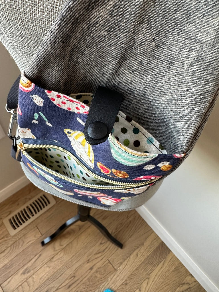 Mini Traveller Sling | Upcycled Denim and Hand-Selected Japanese Fabrics