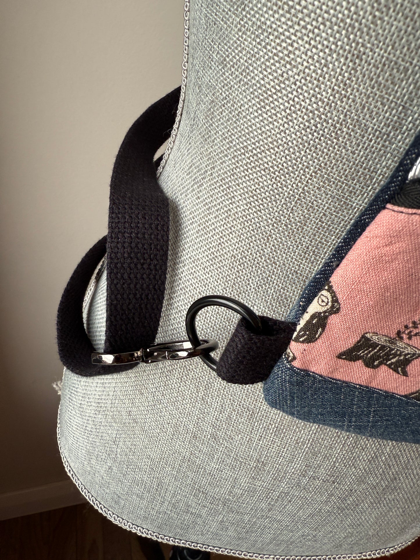 Mini Traveller Sling | Upcycled Denim and Hand-Selected Japanese Fabrics