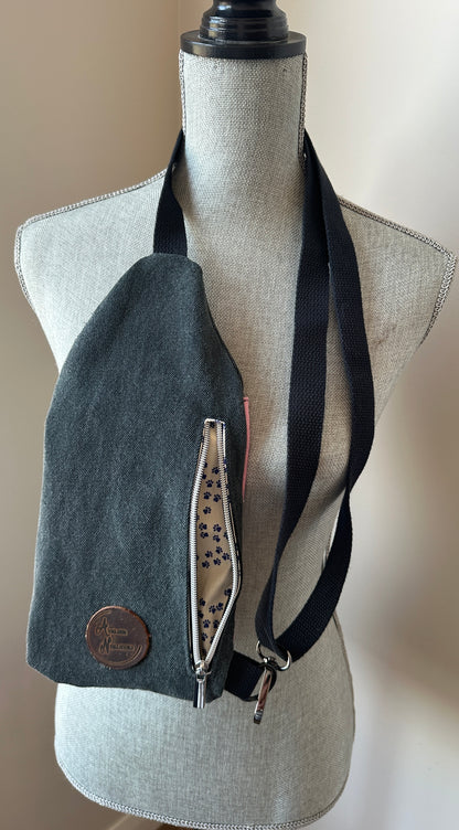 Mini Traveller Sling | Upcycled Denim and Hand-Selected Japanese Fabrics