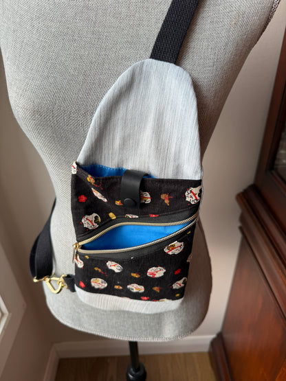 Mini Traveller Sling | Upcycled Denim and Hand-Selected Japanese Fabrics