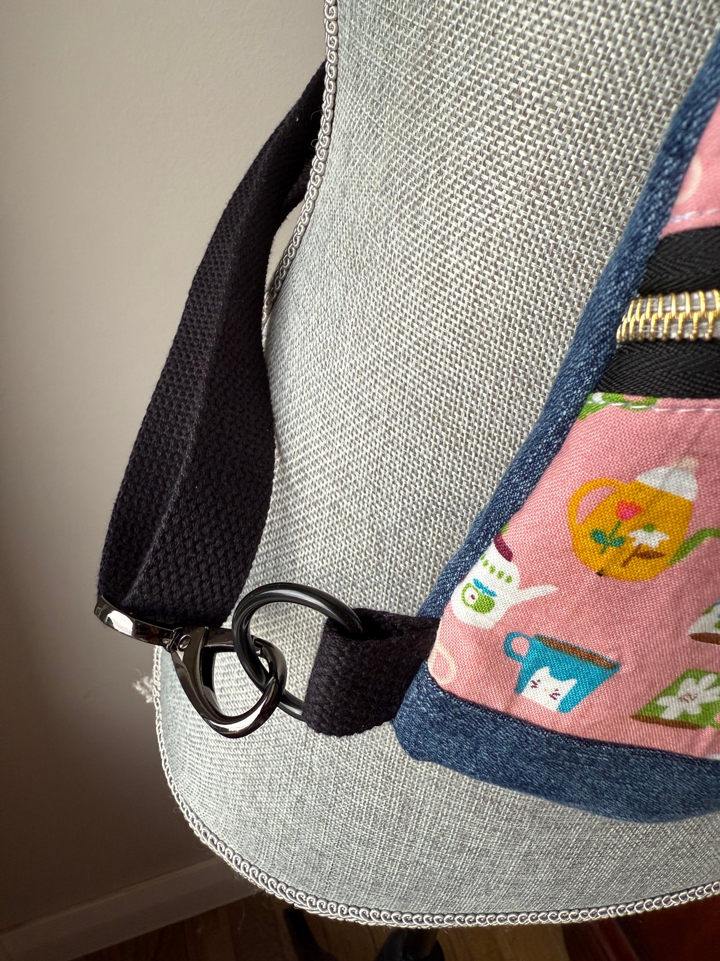 Mini Traveller Sling | Upcycled Denim and Hand-Selected Japanese Fabrics