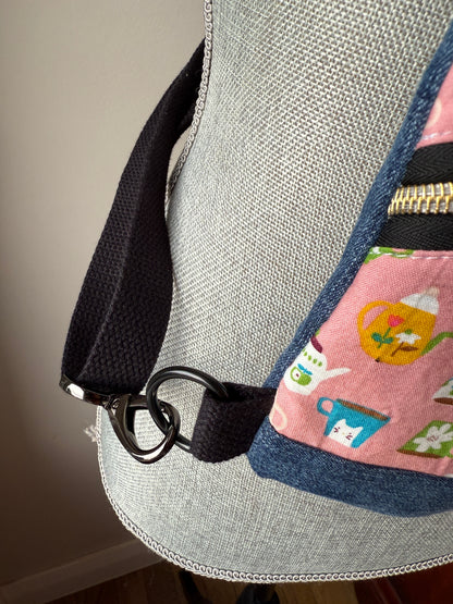 Mini Traveller Sling | Upcycled Denim and Hand-Selected Japanese Fabrics