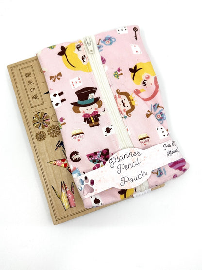 Planner Pencil Pouch | Pouch to Fit A5 Journals Made in Canada from Hand-Selected Japanese Fabrics