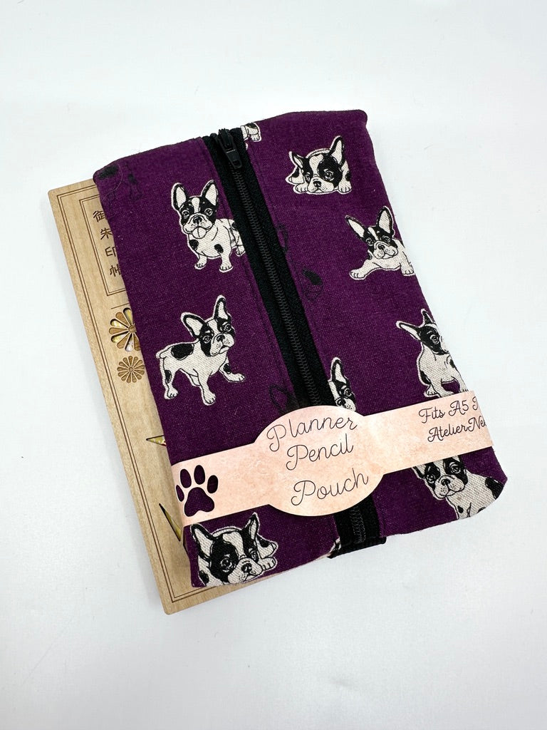 Planner Pencil Pouch | Pouch to Fit A5 Journals Made in Canada from Hand-Selected Japanese Fabrics