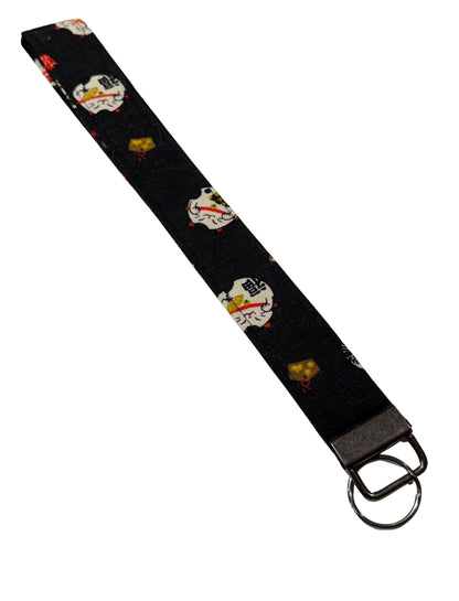 Wristlet | Keyfob | Japanese Fabric Accessory Made in Alberta, Canada