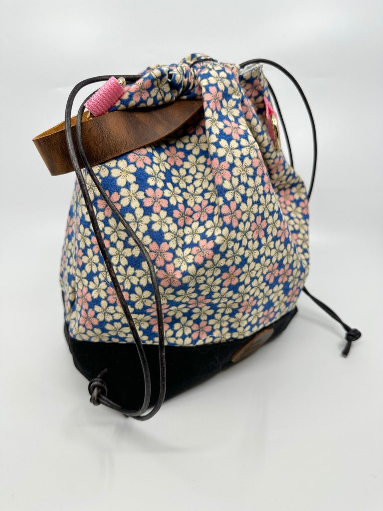 Kato Drawstring Bag | Japanese Fabric