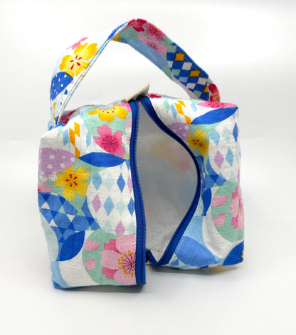 Small Box Bag | Japanese Motifs | Bags Made in Alberta, Canada, from Japanese Fabrics