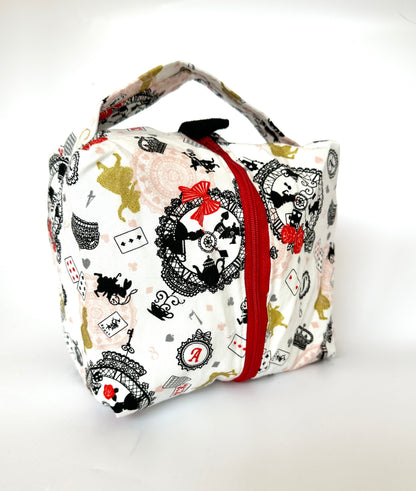 Small Box Bag | Everything Else | Knitting and Crochet Project Bag Made from Hand-Selected Japanese Fabrics