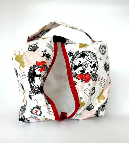 Small Box Bag | Everything Else | Knitting and Crochet Project Bag Made from Hand-Selected Japanese Fabrics