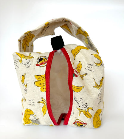 Small Box Bag | Cats | Japanese Fabrics from Japan, Bags Made in Alberta, Canada