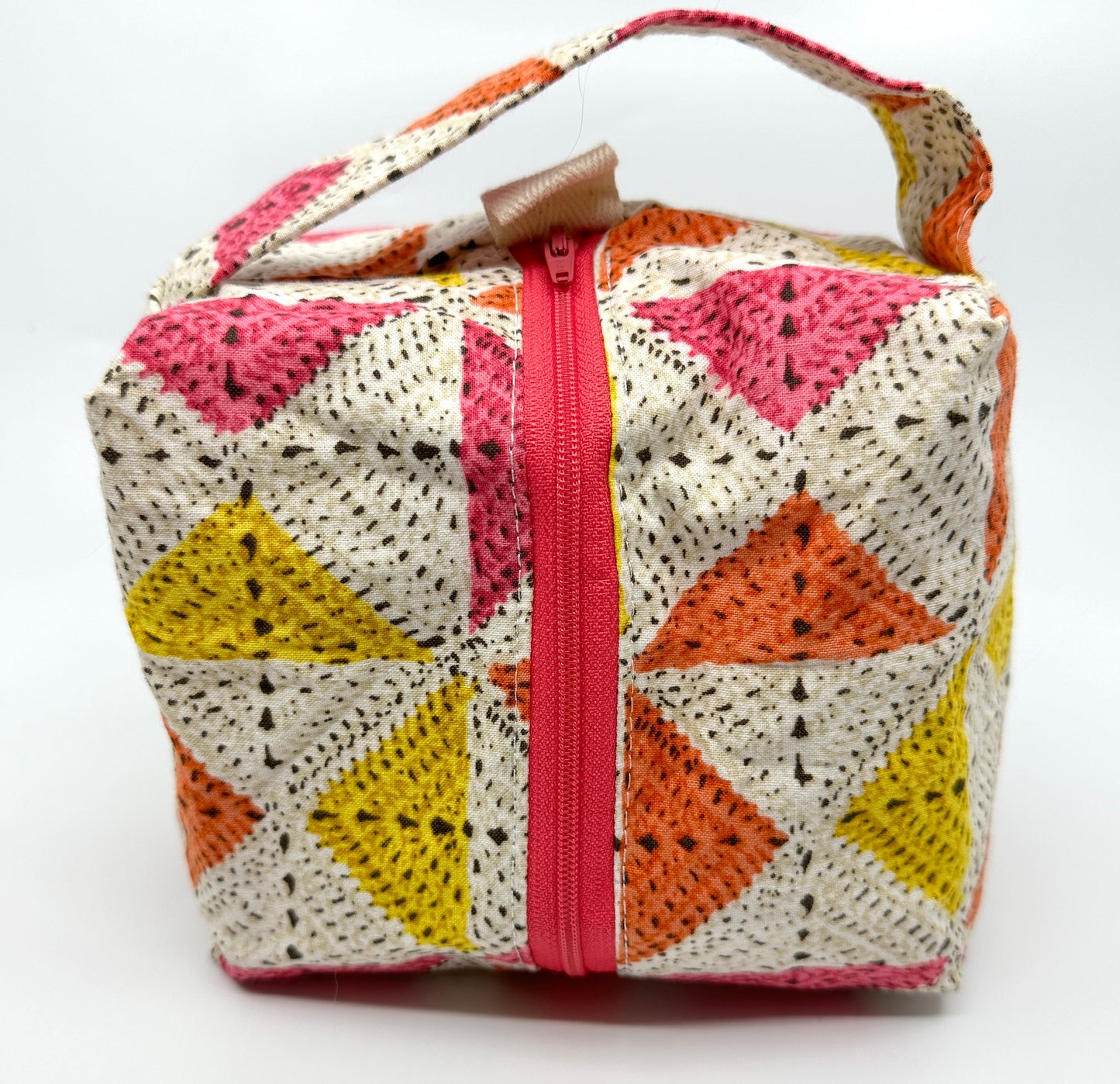 Small Box Bag | Everything Else | Knitting and Crochet Project Bag Made from Hand-Selected Japanese Fabrics