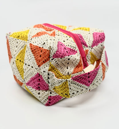 Small Box Bag | Everything Else | Knitting and Crochet Project Bag Made from Hand-Selected Japanese Fabrics