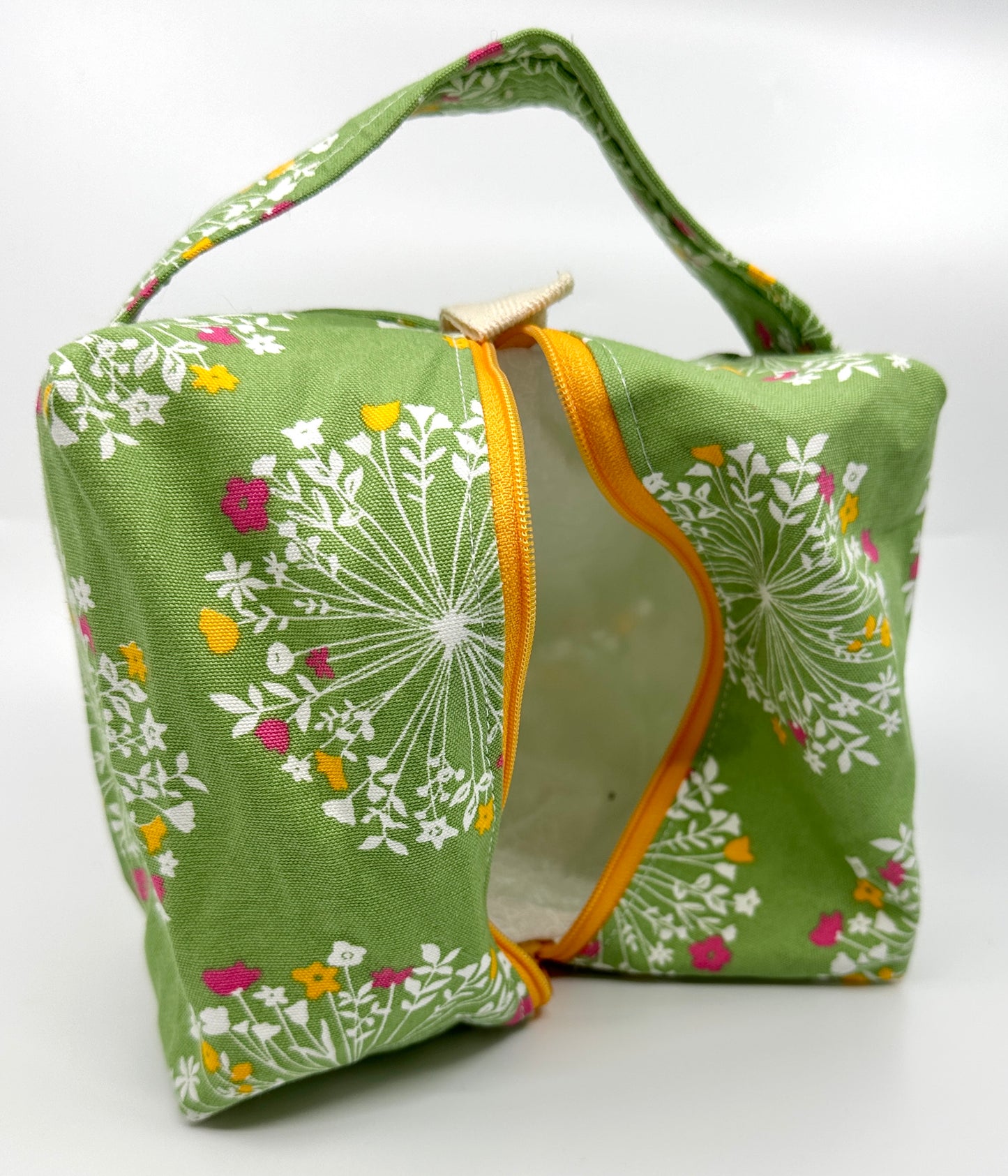 Small Box Bag | Everything Else | Knitting and Crochet Project Bag Made from Hand-Selected Japanese Fabrics