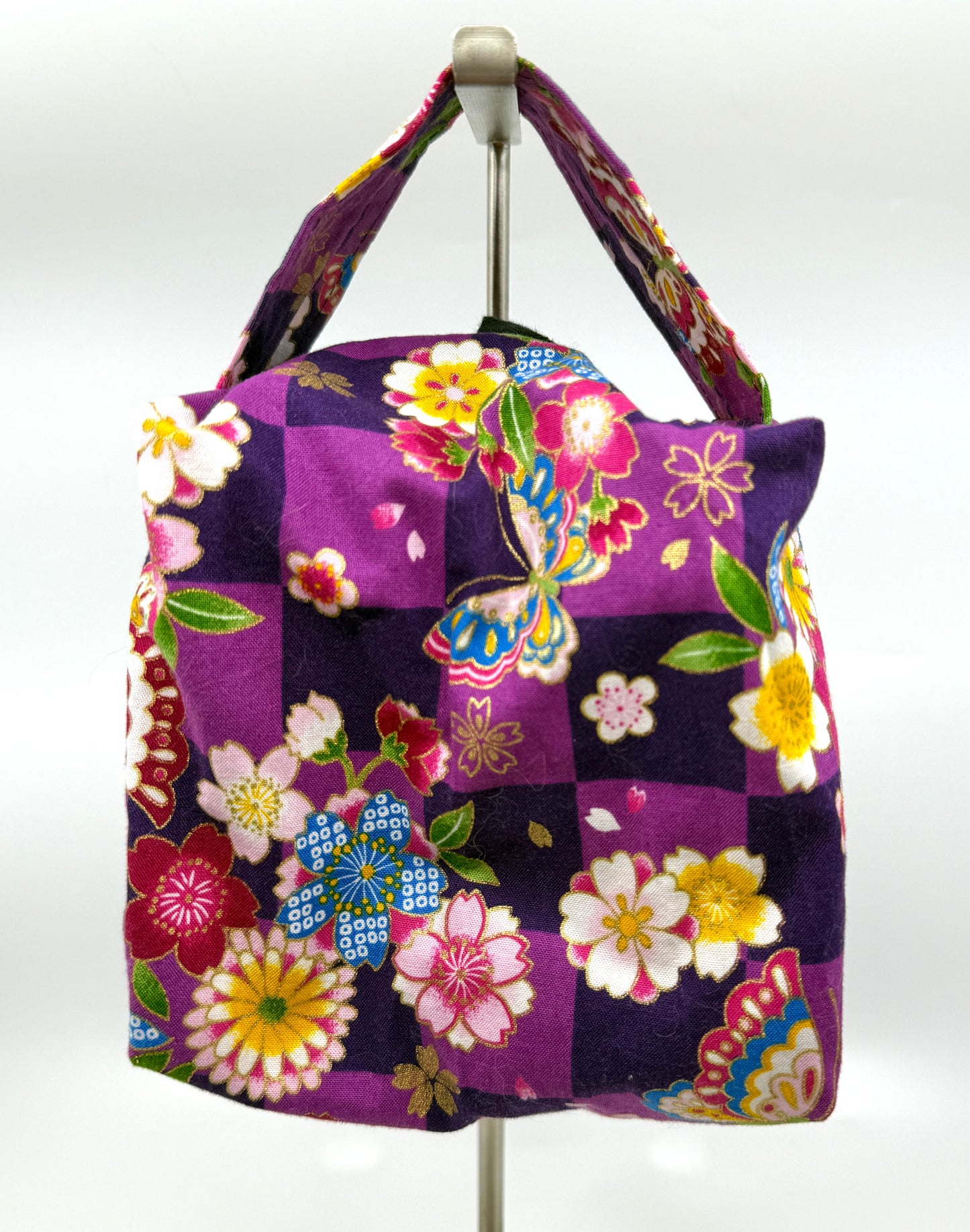 Small Box Bag | Japanese Motifs | Bags Made in Alberta, Canada, from Japanese Fabrics