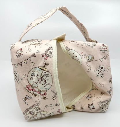 Small Box Bag | Quirky Japan | Project Bags Made from Japanese Fabrics Hand-Picked in Kyoto and Tokyo, Japan