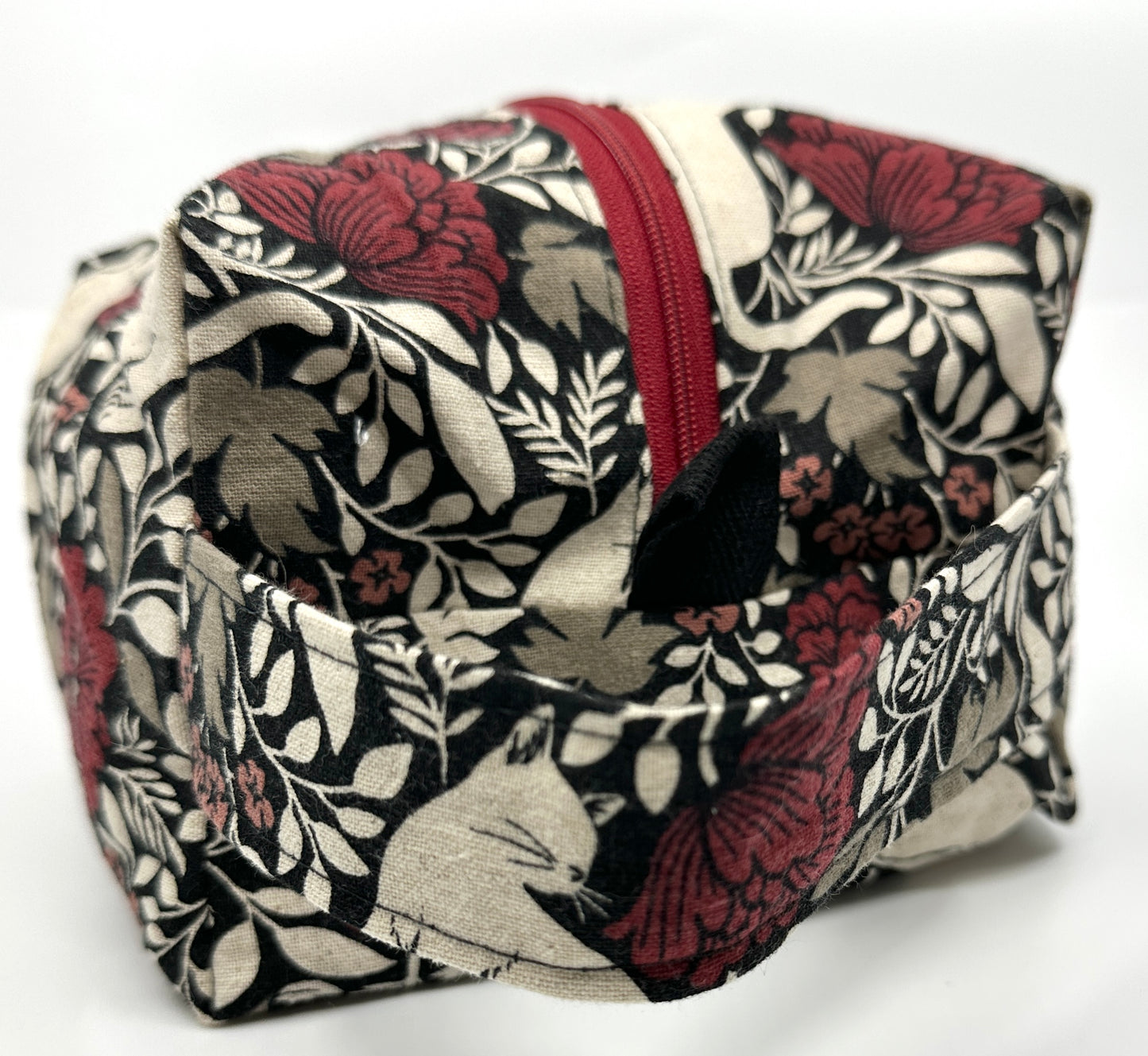 Small Box Bag | Cats | Japanese Fabrics from Japan, Bags Made in Alberta, Canada