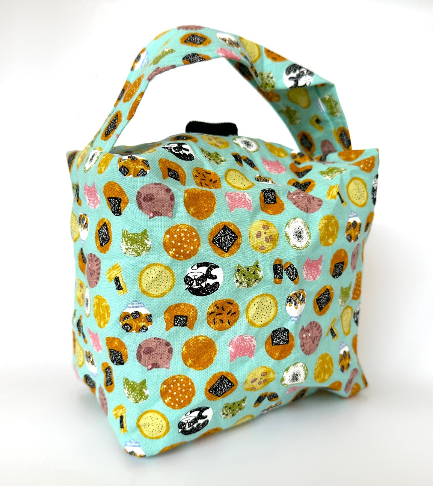 Small Box Bag | Cats | Japanese Fabrics from Japan, Bags Made in Alberta, Canada