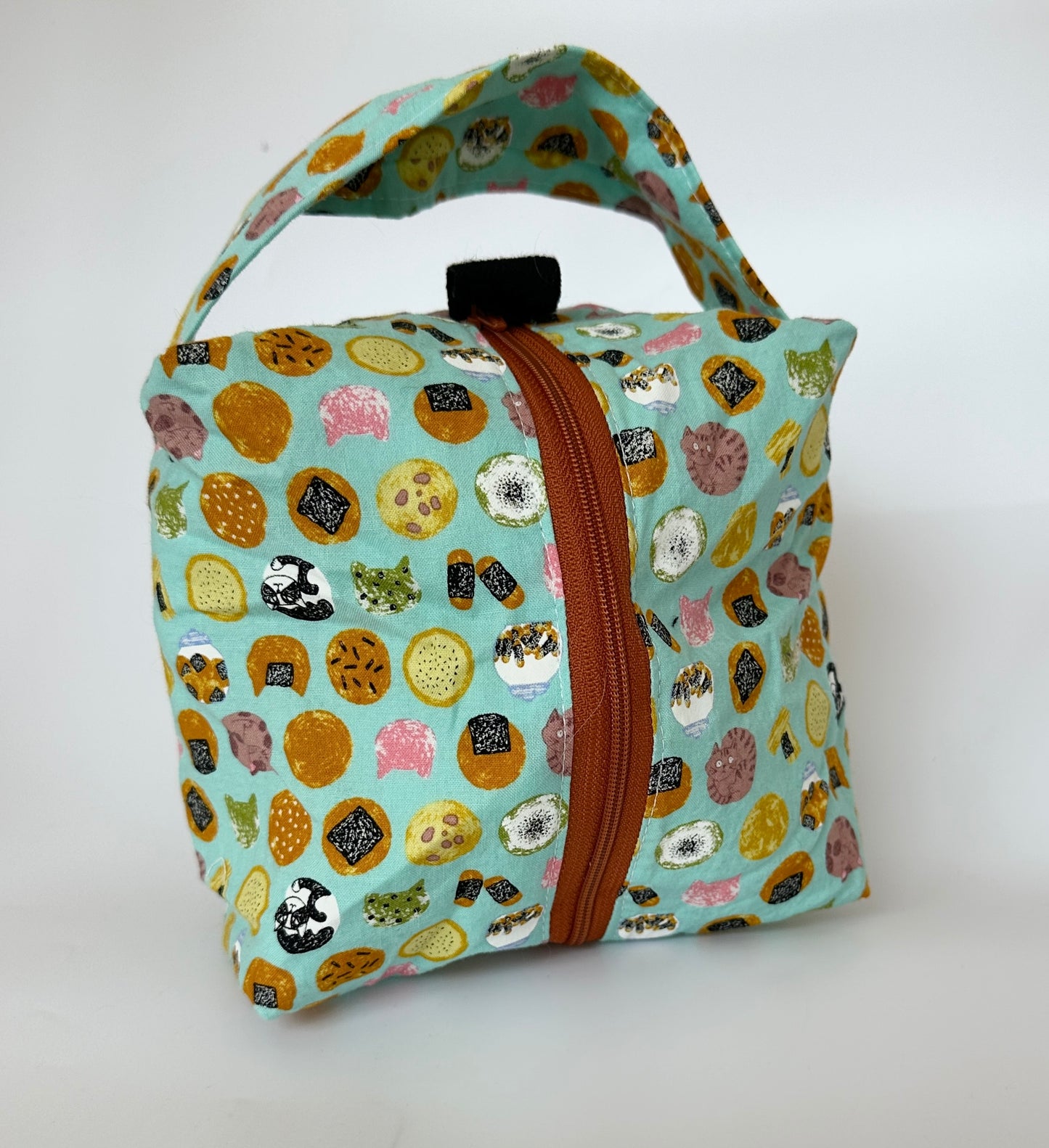 Small Box Bag | Cats | Japanese Fabrics from Japan, Bags Made in Alberta, Canada