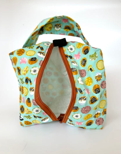 Small Box Bag | Cats | Japanese Fabrics from Japan, Bags Made in Alberta, Canada