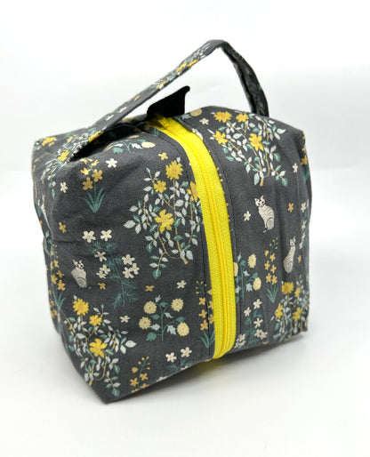 Small Box Bag | Cats | Japanese Fabrics from Japan, Bags Made in Alberta, Canada