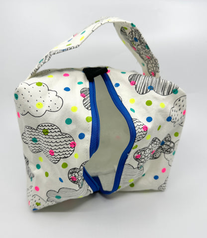 Small Box Bag | Everything Else | Knitting and Crochet Project Bag Made from Hand-Selected Japanese Fabrics