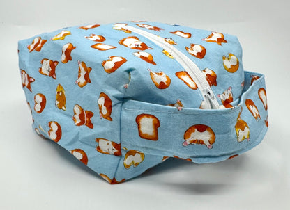 Small Box Bag | Dogs | Bags Made in Alberta, Canada, from Hand-Selected Japanese Fabrics