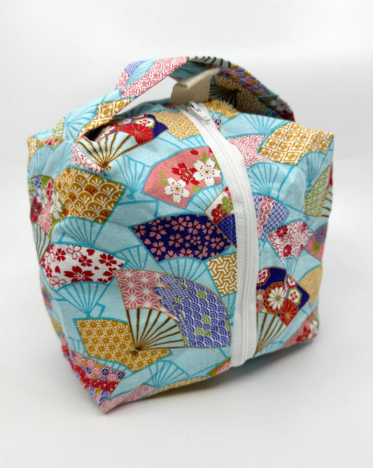 Small Box Bag | Japanese Motifs | Bags Made in Alberta, Canada, from Japanese Fabrics