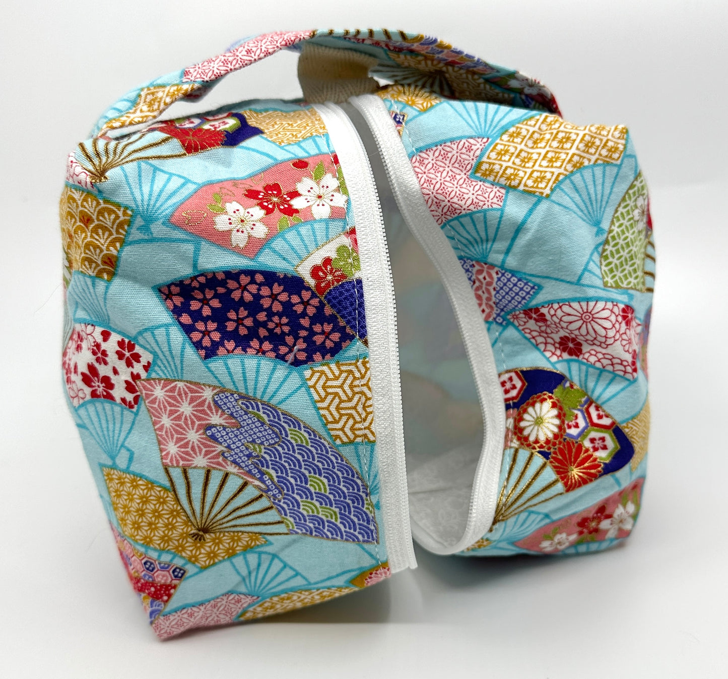 Small Box Bag | Japanese Motifs | Bags Made in Alberta, Canada, from Japanese Fabrics