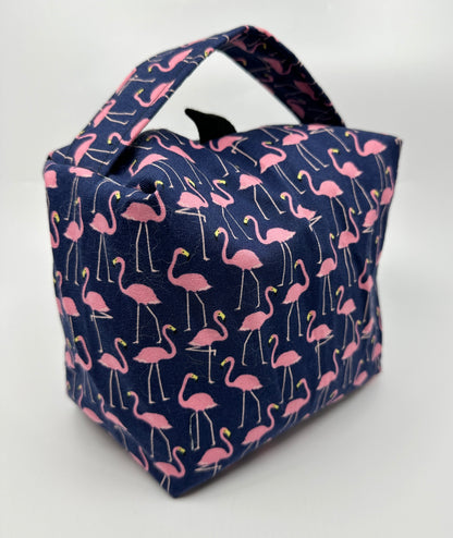 Small Box Bag | All the Other Animals | Project and Makeup Bags Made in Alberta, Canada, from Hand-Selected Japanese Fabrics